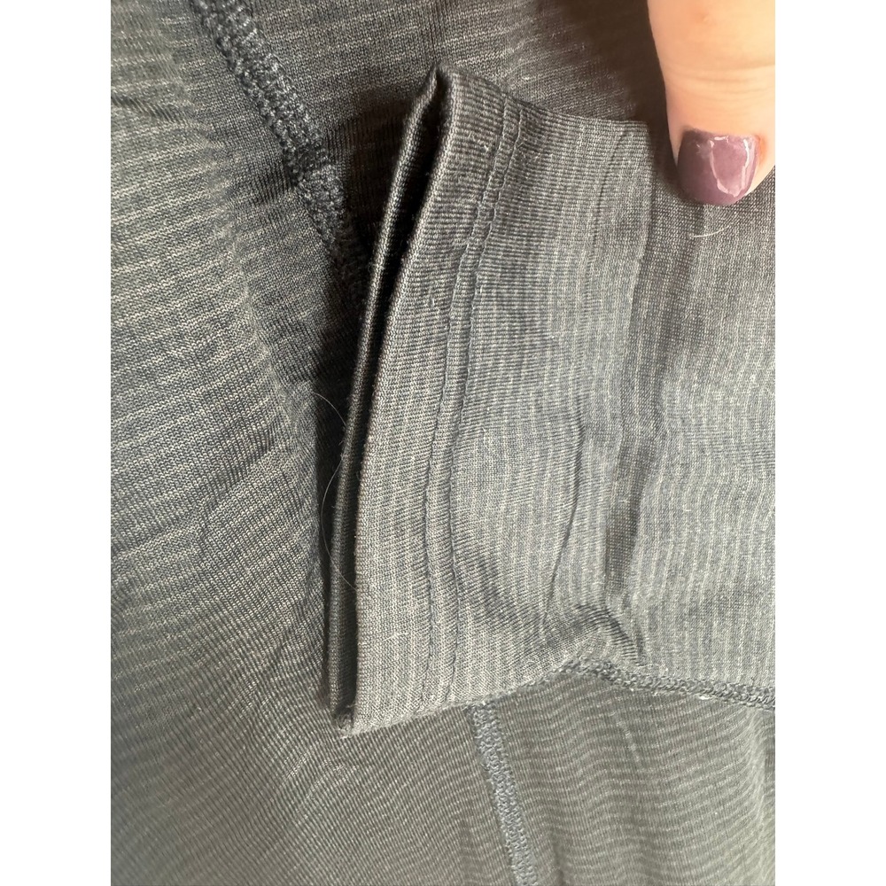 The North Face Women's Large Black Pullover Top Quarter Zip Athletic Long Sleeve - Picture 5 of 8